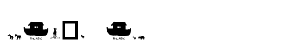 Noah's Ark font preview